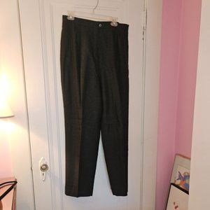 Women's Liz Claiborne Black Linen Like Pants Size 14